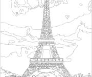 Coloriage Tour Eiffel pour vous