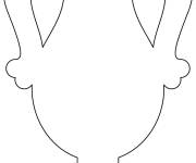 Coloriage et dessins gratuit Gabarit de troph&eacute;e à imprimer
