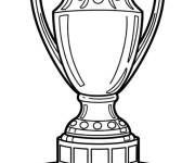 Coloriage Gros Troph&eacute;e sur la table