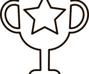 Coloriage Prix troph&eacute;e