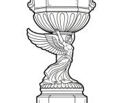 Coloriage Troph&eacute;e adorable