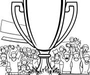 Coloriage Troph&eacute;e dans le terrain