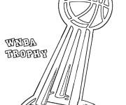 Coloriage Troph&eacute;e de WNBA