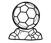 Coloriage Troph&eacute;e du ballon d'or