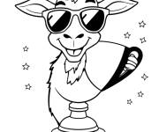 Coloriage Troph&eacute;e du ch&egrave;vre