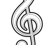 Coloriage Troph&eacute;e du meilleur musicien