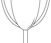 Coloriage Troph&eacute;e en noir