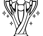Coloriage Troph&eacute;e qui brille