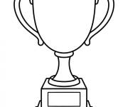 Coloriage Troph&eacute;e simple