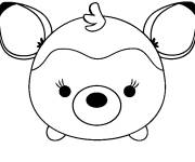 Coloriage et dessins gratuit Bambi Tsum Tsum à imprimer