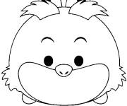 Coloriage et dessins gratuit Cheshire Tsum Tsum à imprimer