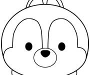 Coloriage Chip Tsum Tsum