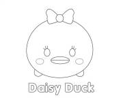 Coloriage Daisy Duck Tsum Tsum