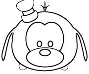 Coloriage et dessins gratuit Dingo Tsum Tsum à imprimer