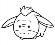 Coloriage Eeyore Tsum Tsum