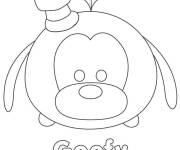 Coloriage Goofy Tsum Tsum