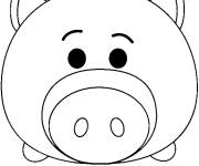 Coloriage et dessins gratuit Hamm Tsum Tsum à imprimer