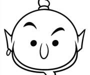Coloriage Le g&eacute;nie d'Aladdin Tsum Tsum