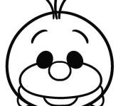 Coloriage Olaf Tsum Tsum