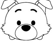 Coloriage et dessins gratuit Tramp Tsum Tsum à imprimer