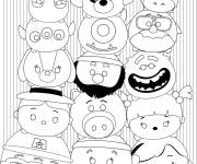 Coloriage Tsum Tsum &agrave; imprimer