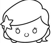 Coloriage Tsum Tsum Ariel de Disney