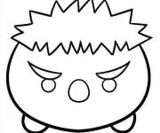 Coloriage Tsum Tsum Hulk