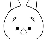 Coloriage Tsum Tsum jouet Plush