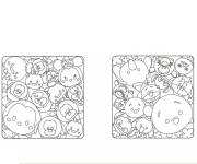 Coloriage Tsum Tsum livre de coloriage