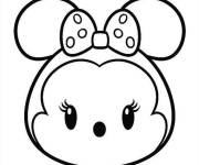Coloriage Tsum Tsum Minnie Mouse