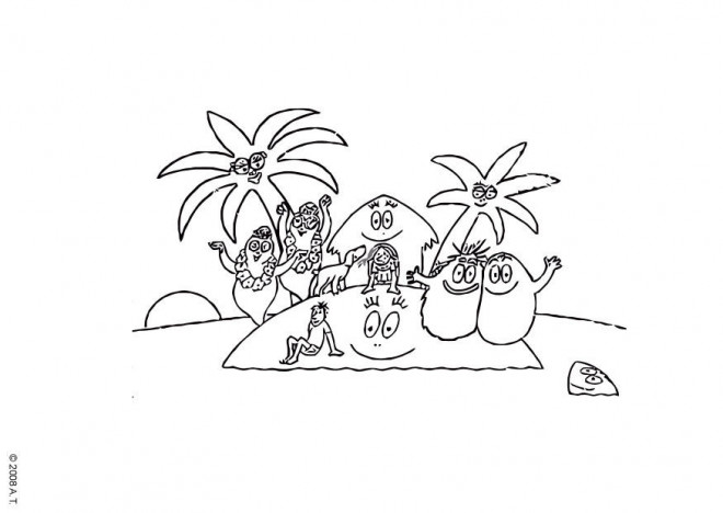 Coloriage et dessins gratuits Vacances en Hawaii à imprimer