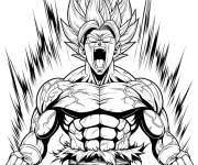 Coloriage Aura Vegeta