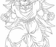 Coloriage Page de Vegeta