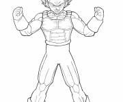 Coloriage Super Saiyan Vegeta