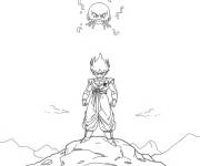 Coloriage et dessins gratuit Vegeta DBZ à imprimer