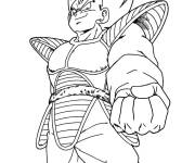 Coloriage et dessins gratuit Vegeta de l'anime Dragon Ball à imprimer