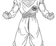 Coloriage Vegeta Dragon Ball z de manga