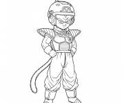 Coloriage Vegeta en casque