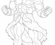 Coloriage Vegeta manga