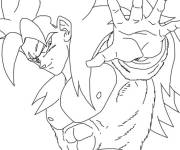 Coloriage Vegeta pour gar&ccedil;on