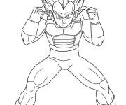 Coloriage et dessins gratuit Vegeta pour maternelle à imprimer