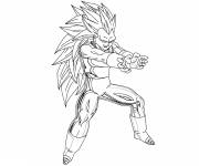 Coloriage Vegeta Ssj3