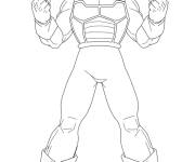 Coloriage Vegeta Super Saiyan