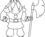 Coloriage Cartoon viking