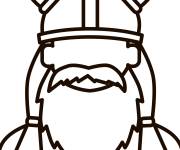 Coloriage Croquis de Viking