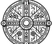 Coloriage Design viking