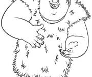 Coloriage Gros Viking