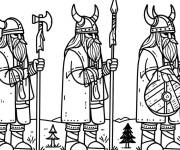 Coloriage Ligne de vikings