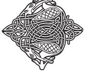 Coloriage Motifs celtiques
