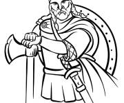 Coloriage Photo de viking